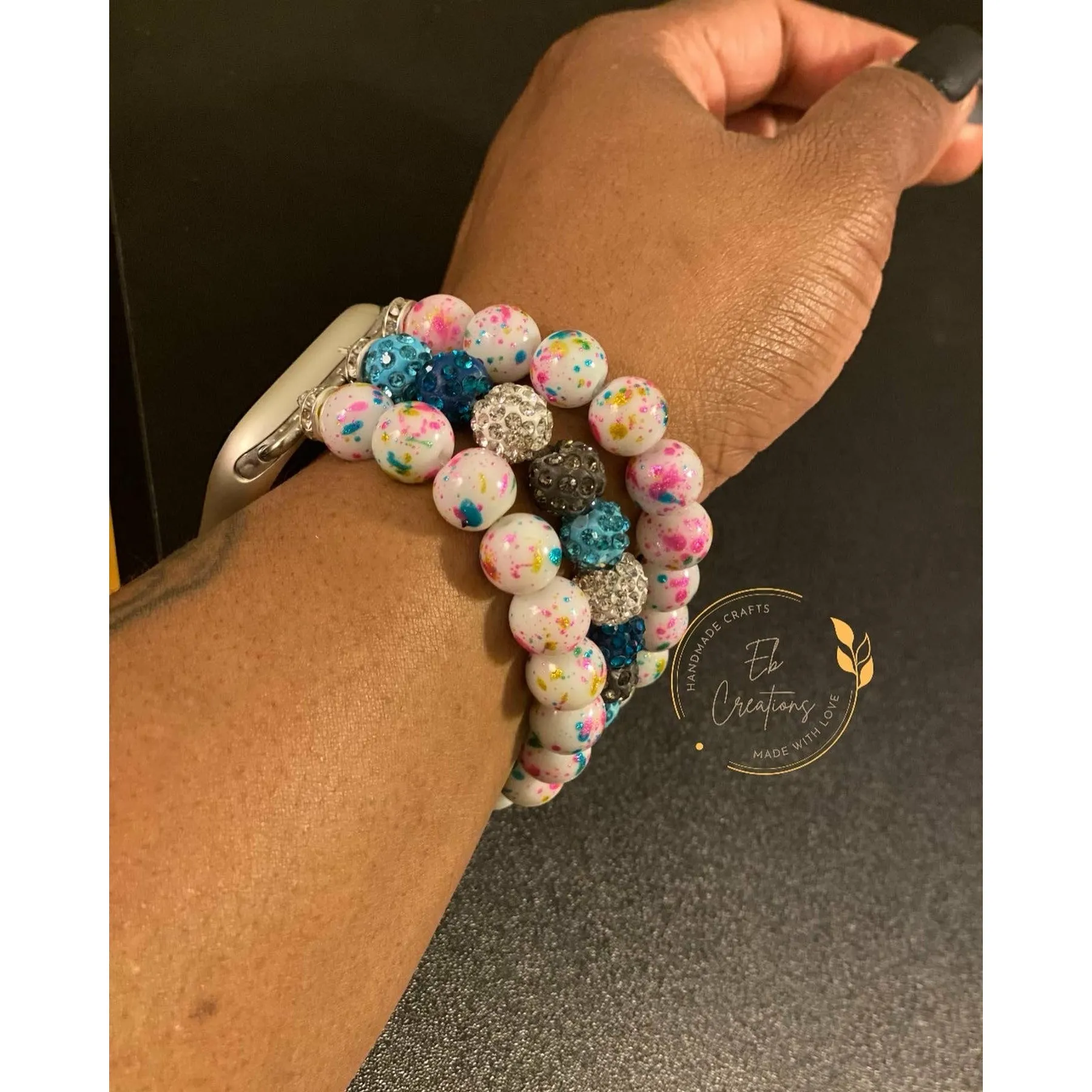 Apple Watch Beaded Bracelet | Jewelry Charm Bracelet