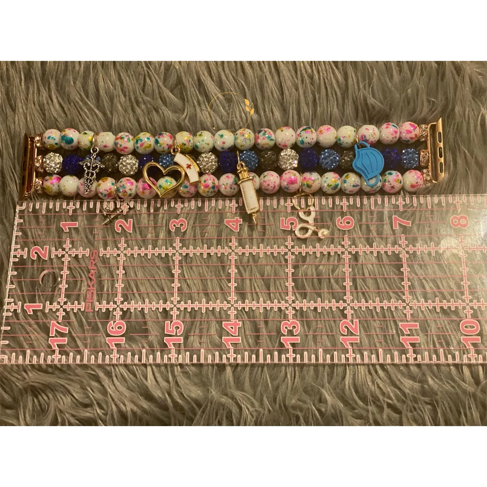 Apple Watch Beaded Bracelet | Jewelry Charm Bracelet