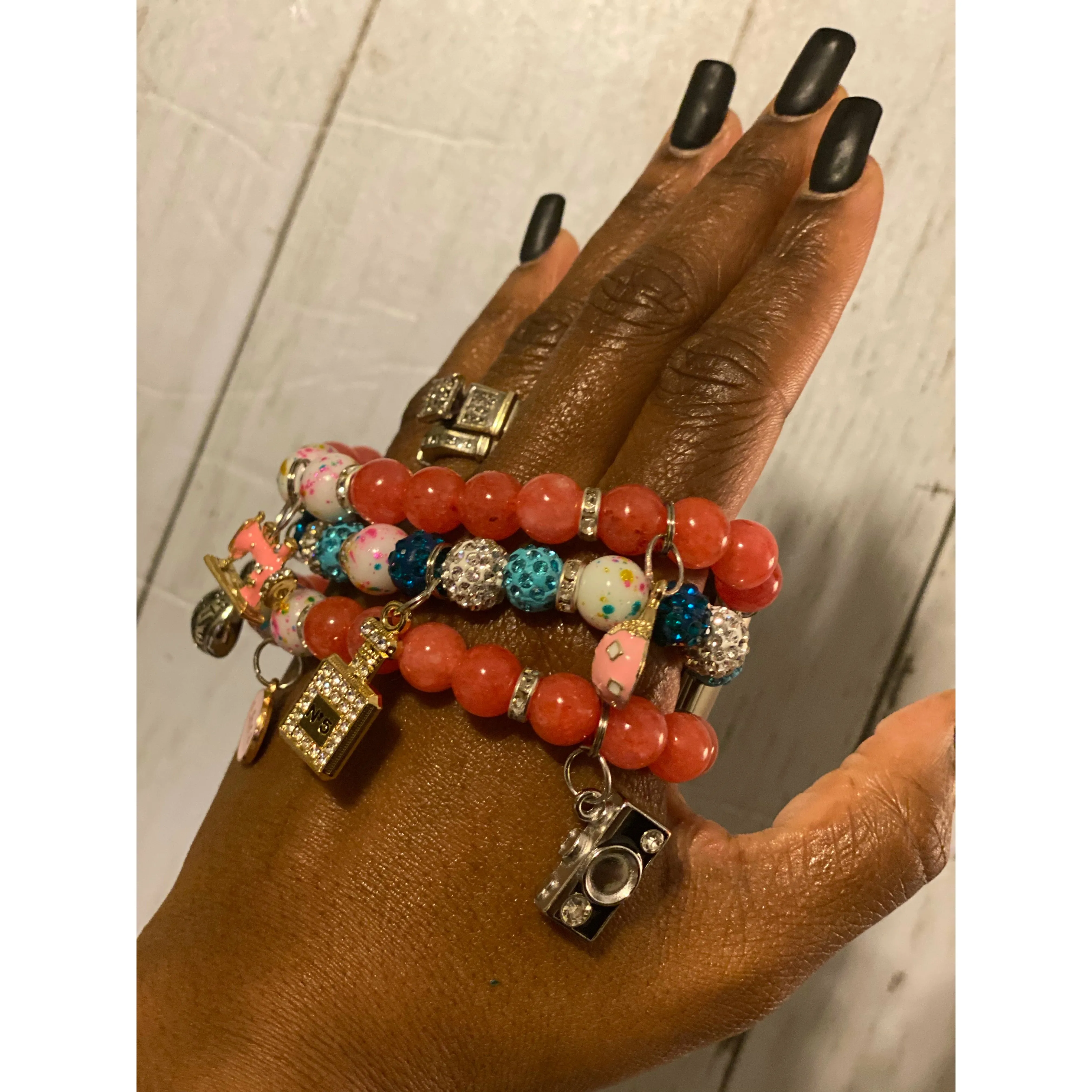Apple Watch Beaded Bracelet | Jewelry Charm Bracelet