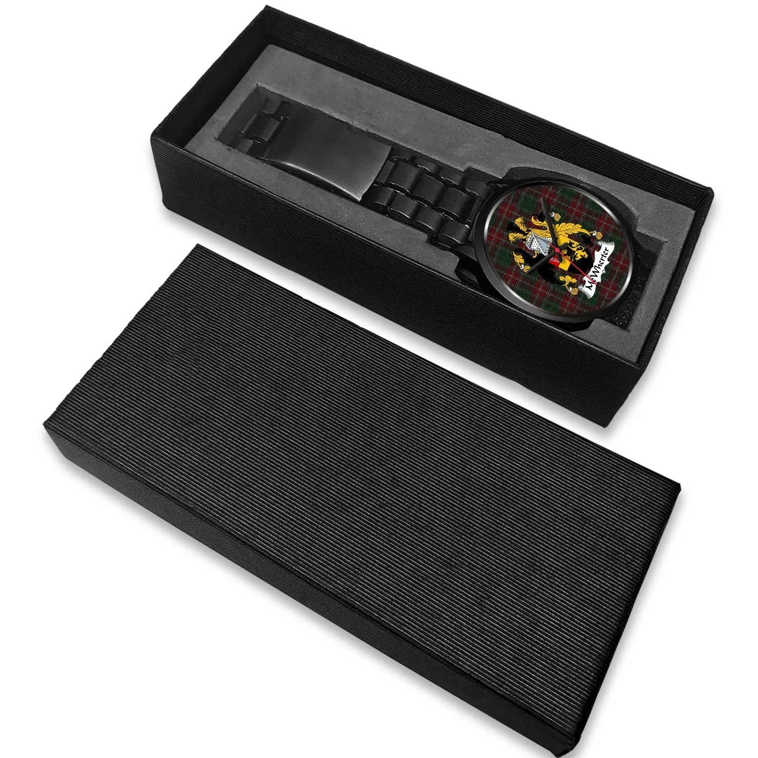 McWhirter Clan Badge Tartan Black Watch