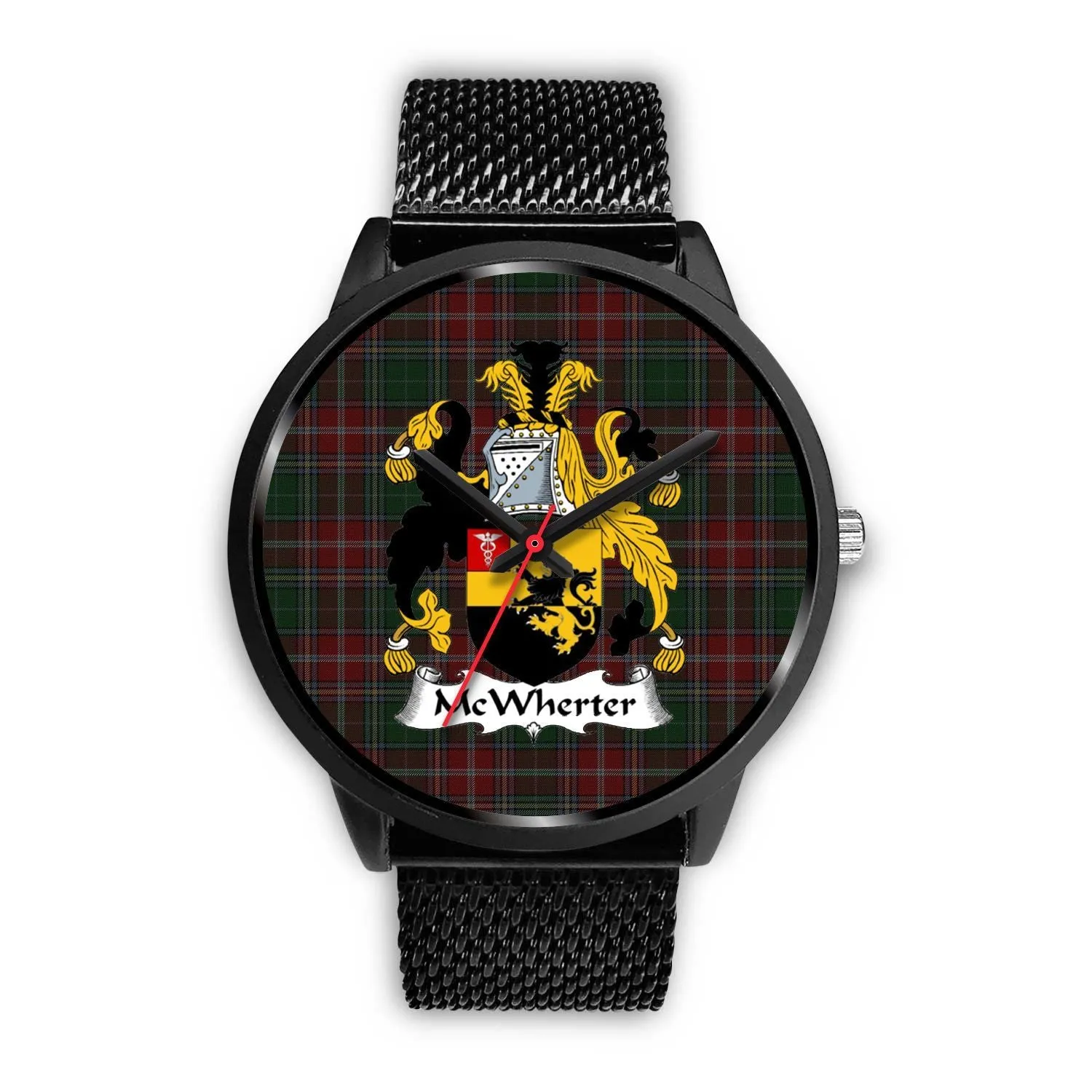 McWhirter Clan Badge Tartan Black Watch