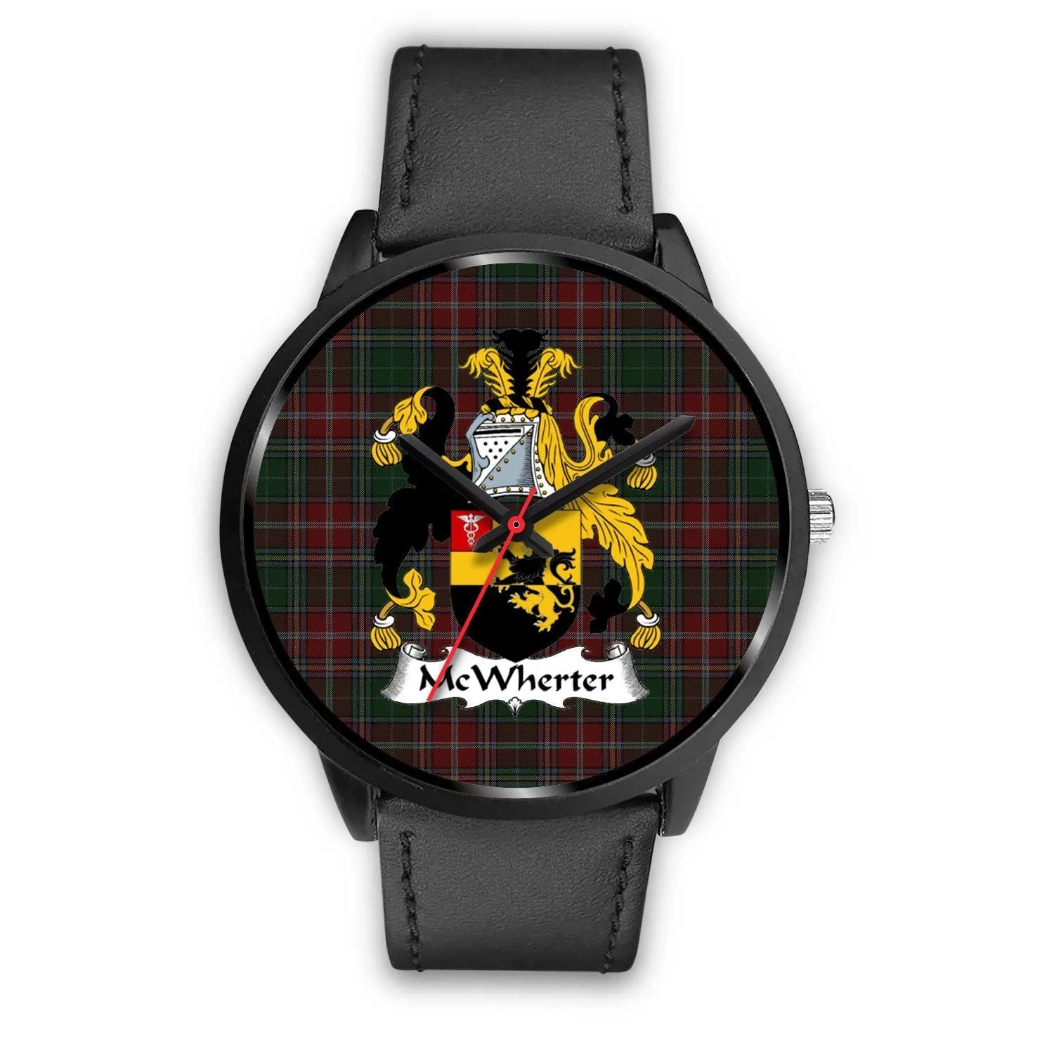 McWhirter Clan Badge Tartan Black Watch