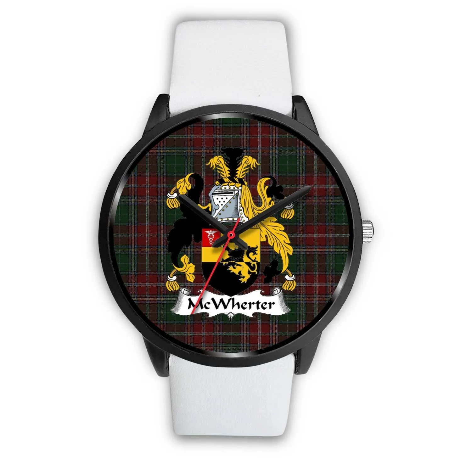 McWhirter Clan Badge Tartan Black Watch