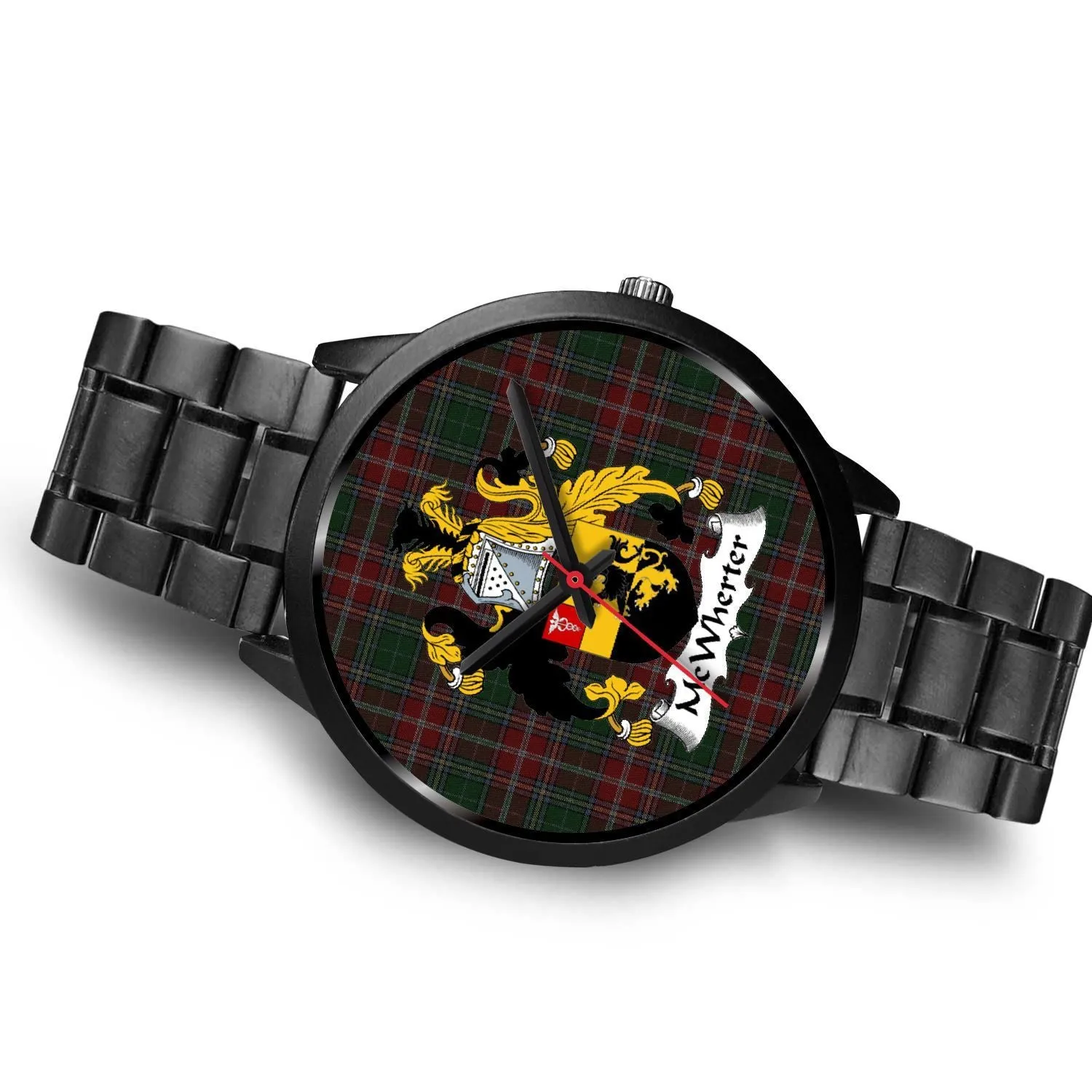 McWhirter Clan Badge Tartan Black Watch