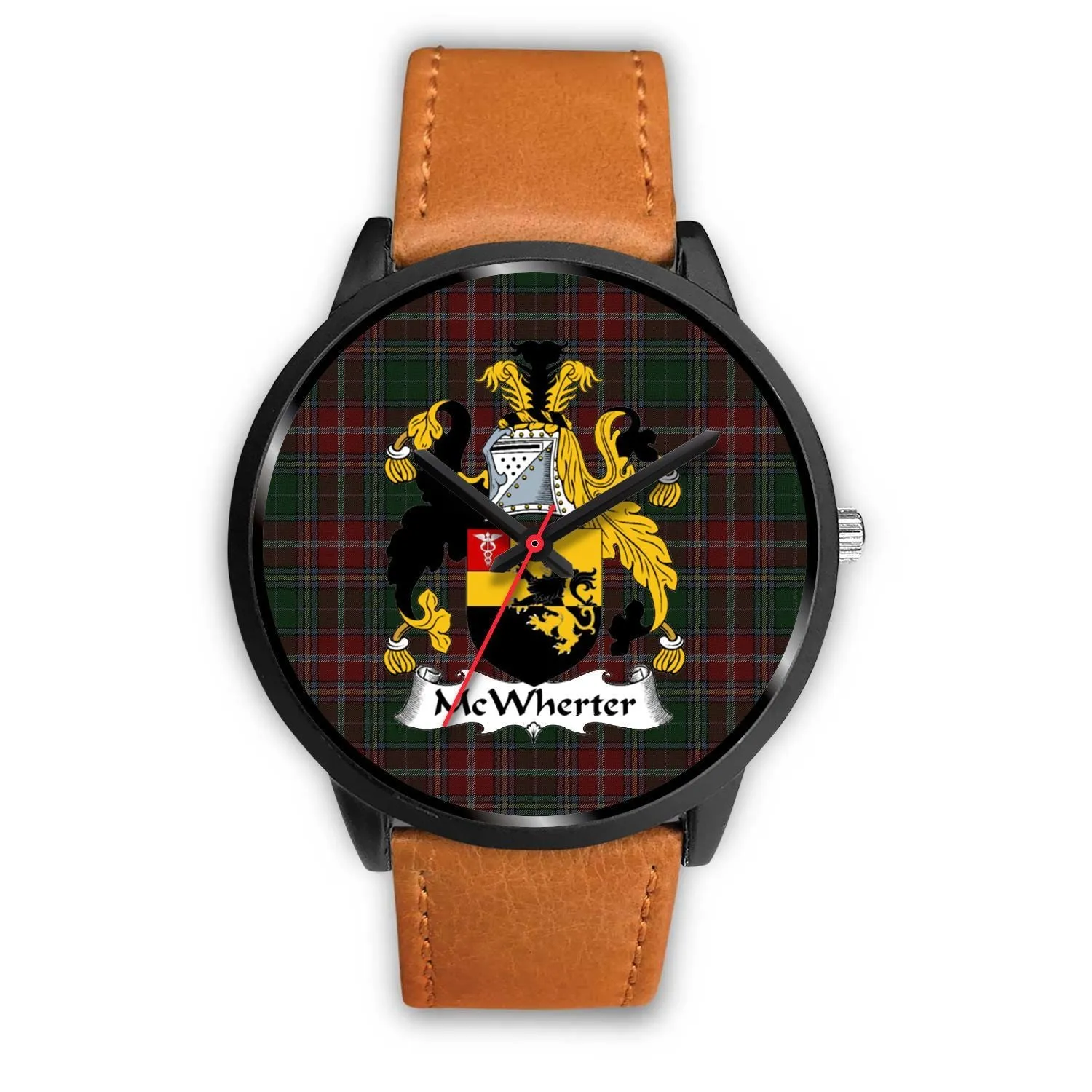 McWhirter Clan Badge Tartan Black Watch