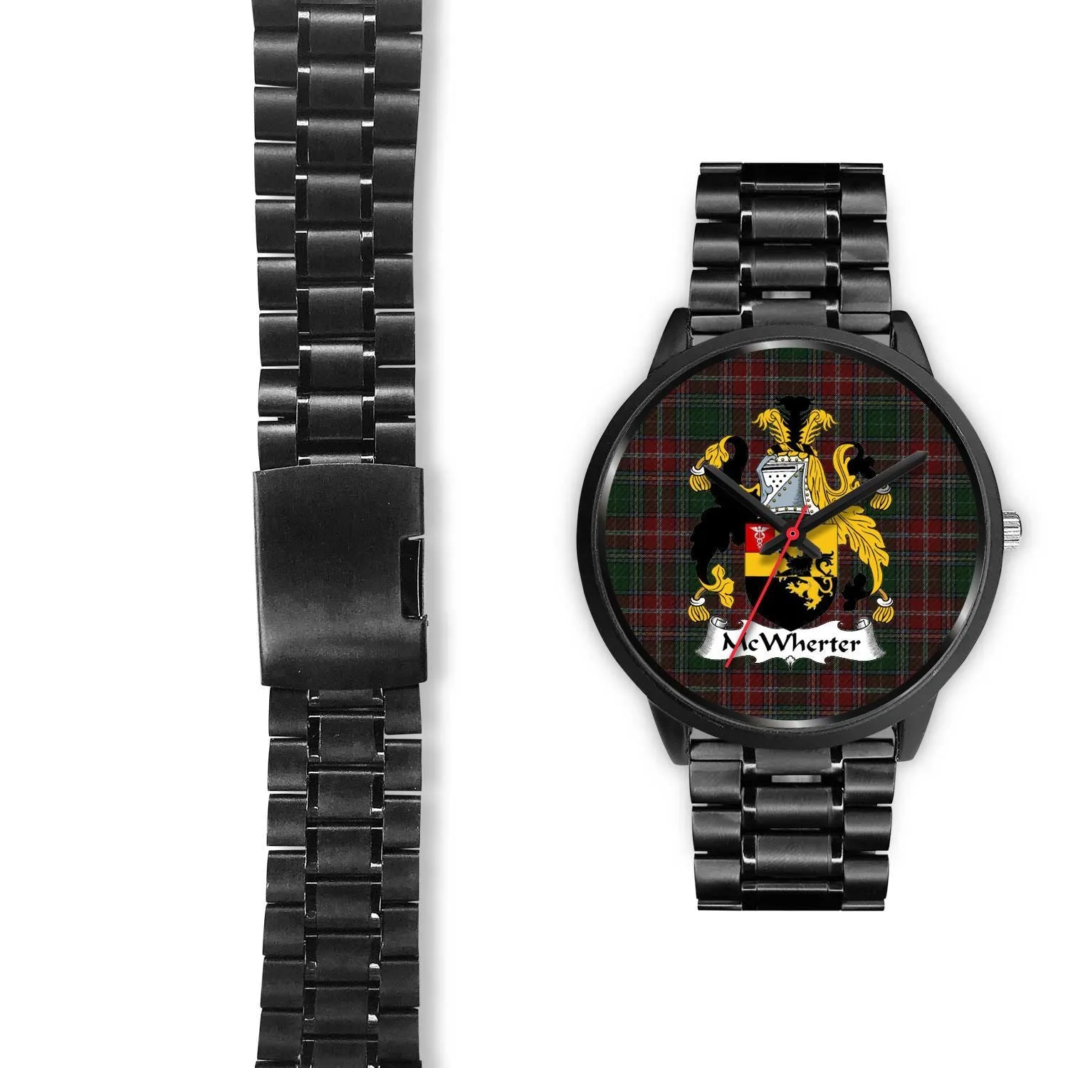 McWhirter Clan Badge Tartan Black Watch