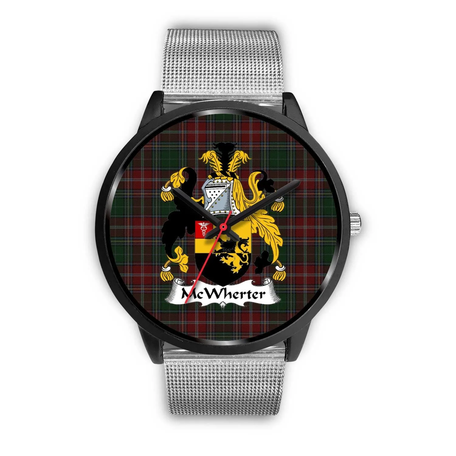 McWhirter Clan Badge Tartan Black Watch