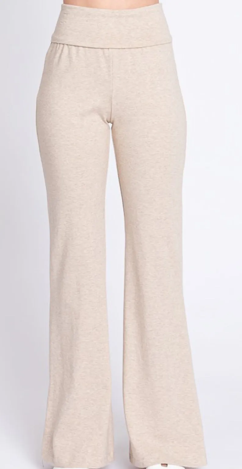 Oatmeal Flare Pants