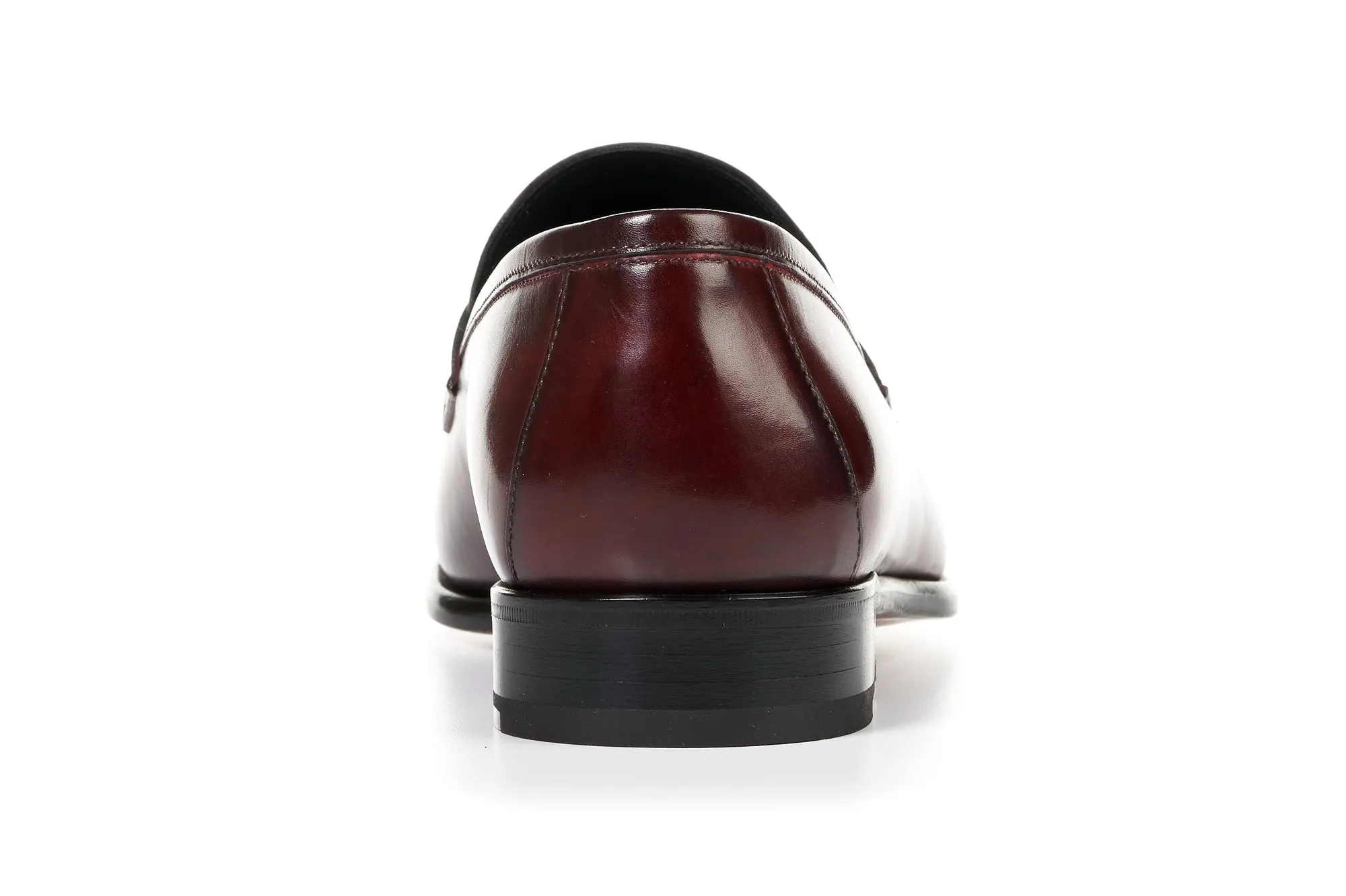 Stewart Premium Oxblood Penny Loafer Shoes