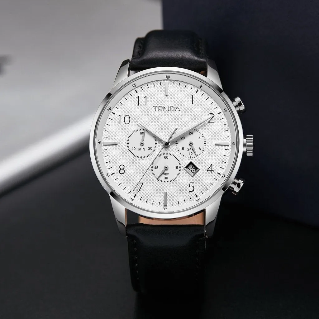 Trnda Stainless Steel Chronograph Men's Watch TR001G2L1-A13B